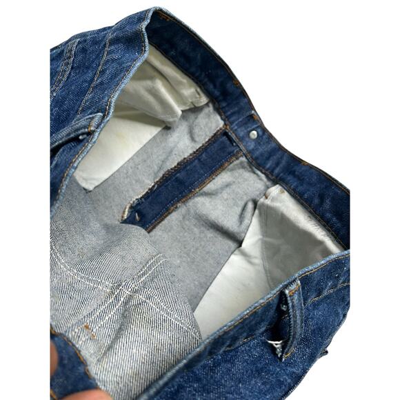 Vintage Levi’s 684 Bell Bottom Jeans Super Flare W38 L32 Orange Tab 70s Retro - Picture 13 of 16